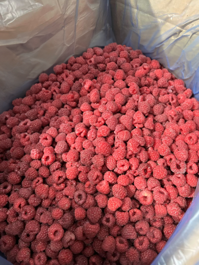 frozen raspberries