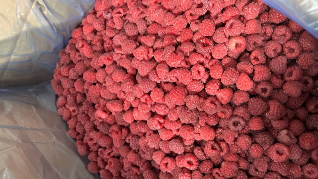 frozen raspberries