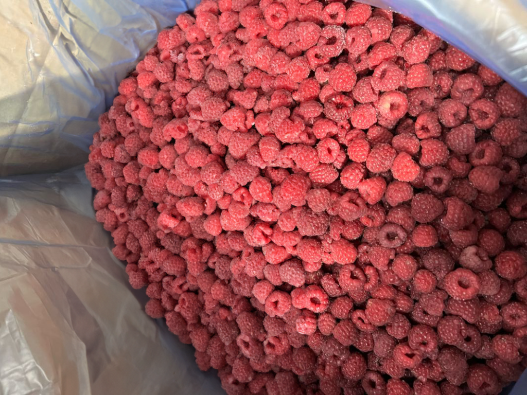 frozen raspberries