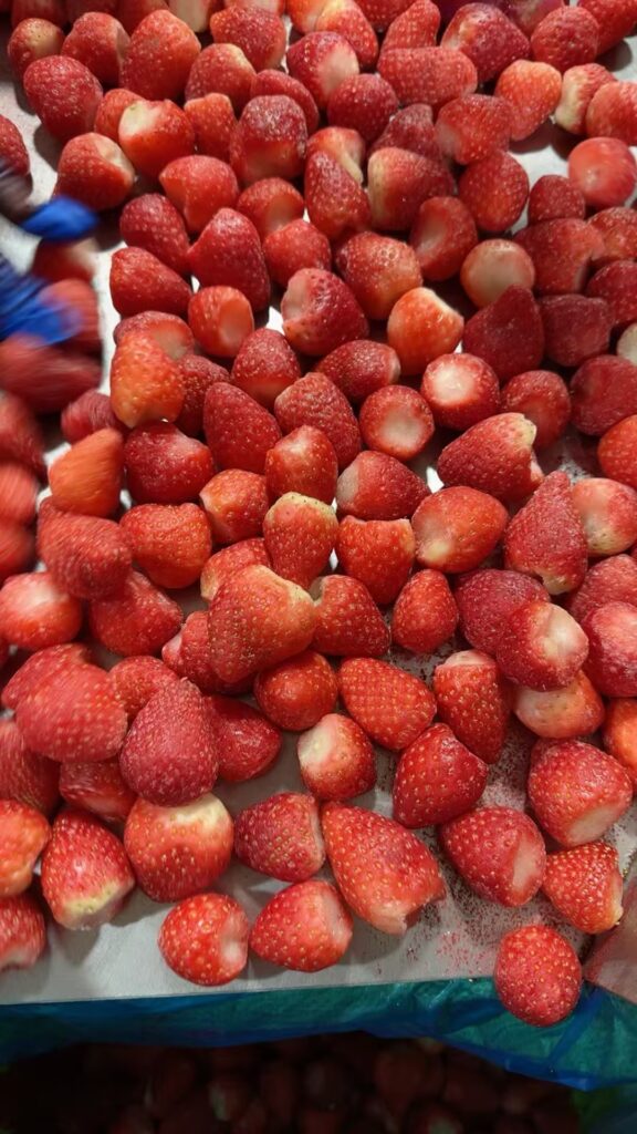Frozen strawberries